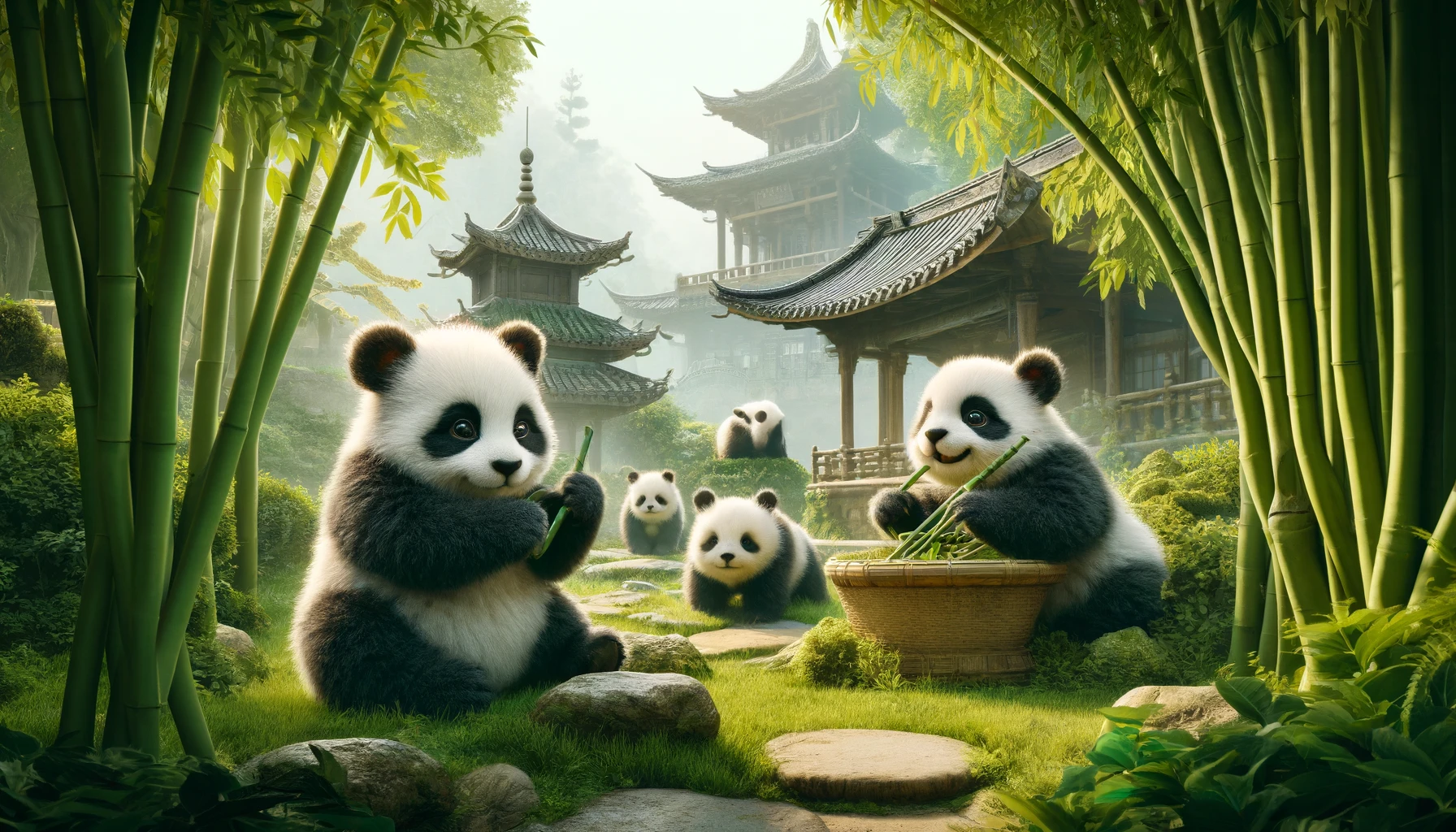 pandas à Chengdu